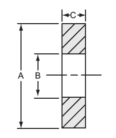 Блок проставочный футерованный фторопластом-42 (2)