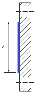 Заглушка футерованный фторопластом-4