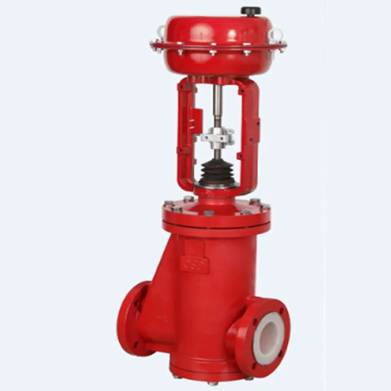 Регулирующий клапан футерованные фторопластом